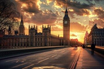 London cityscape architecture landmark building.