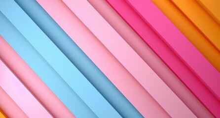 Fototapeta premium Vibrant Diagonal Stripes Background