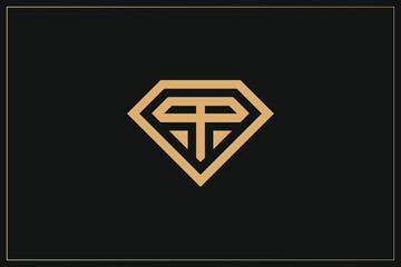 T Letter Trademark Brand Logo