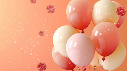 pink and white balloons