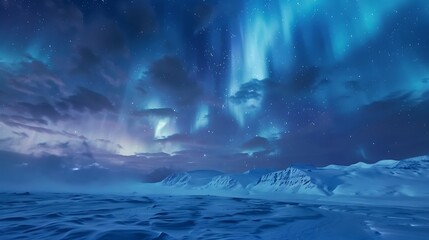 iceberg in the night