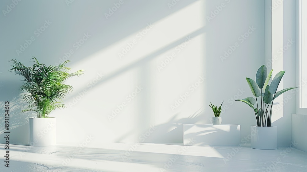 Poster a clean white backdrop with a soft gradient blending vertically from top to bottom, creating a seren