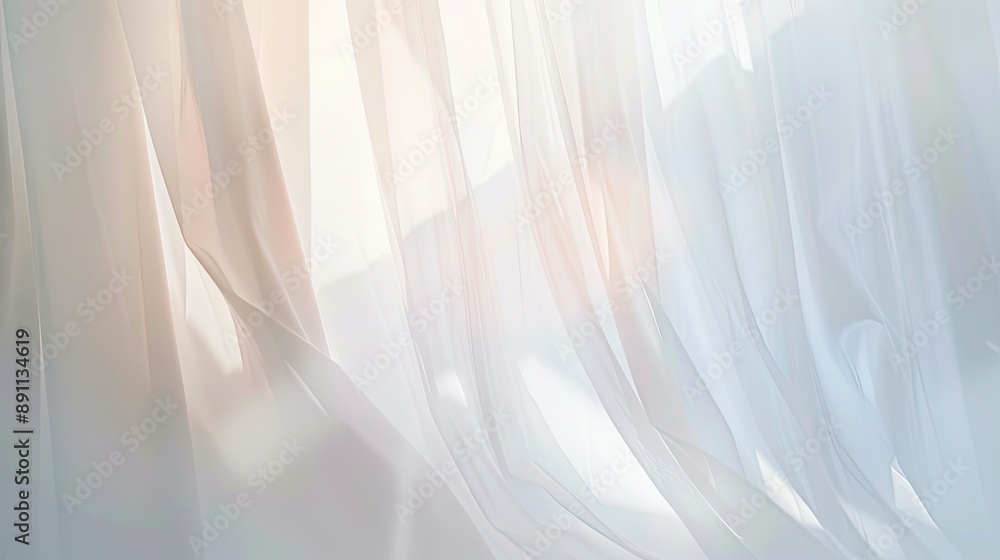 Poster a clean white backdrop with a soft gradient blending vertically from top to bottom, creating a seren