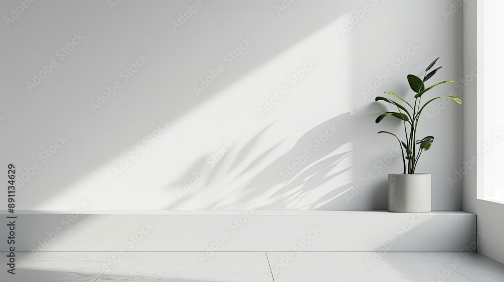 Poster a clean white backdrop with a soft gradient blending from top to bottom, perfect for minimalist and 