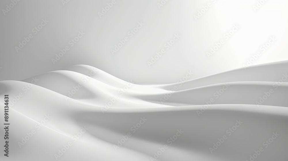 Poster a clean white backdrop with a soft gradient effect from top to bottom, ideal for minimalist designs.