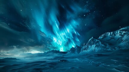 ocean waves and moon