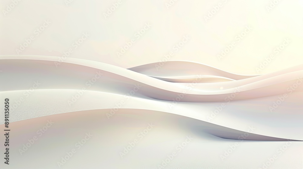 Poster a minimal white background featuring a soft gradient transition from top to bottom, ideal for elegan