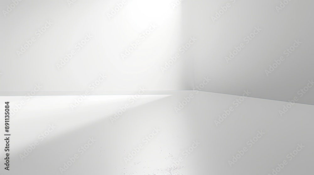 Poster a minimal white background with a gentle gradient effect from top to bottom, offering a calm and ele