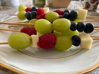 obst, essen, dessert, beere, erdbeer, süss, gesund, blaubeere, frisch, himbeer, teller, beere,...