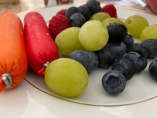 obst, essen, grape, frisch, apfel, gesund, rot, grape, green, isoliert, süss, weiß, obst, orange, reif, diät, saftig, beere, birne, pflaume, teller, dessert, beere, apfel, ernährung