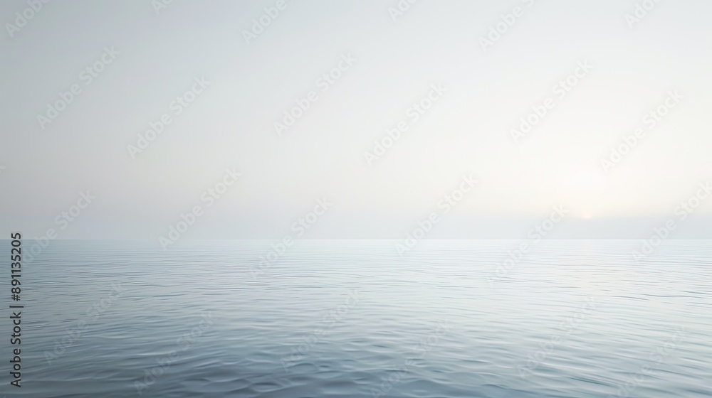 Poster a minimal white background with a soft gradient shading from top to bottom, creating a calm and sere