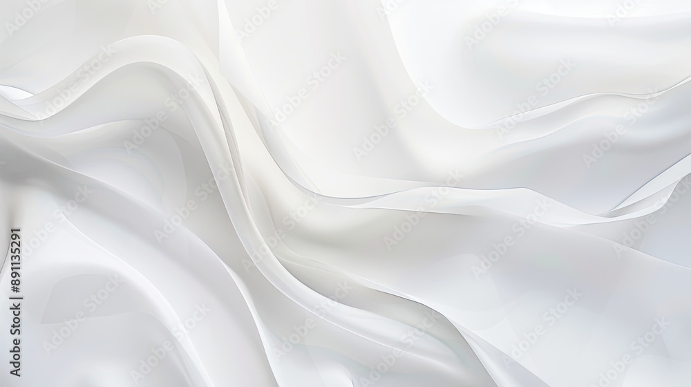 Aufkleber a minimal white background with a soft gradient blending vertically from top to bottom, creating a c