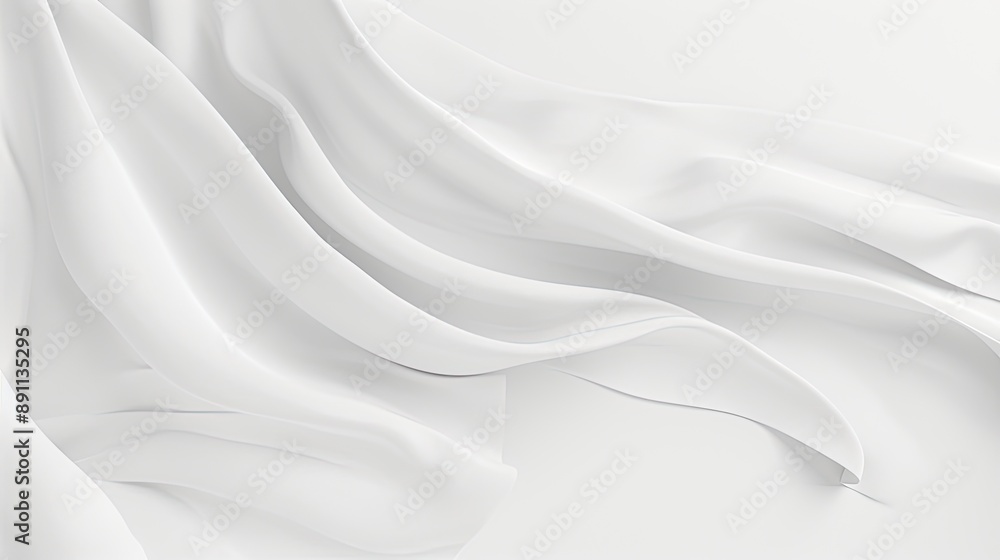 Aufkleber a minimal white background with a soft gradient blending vertically from top to bottom, creating a c