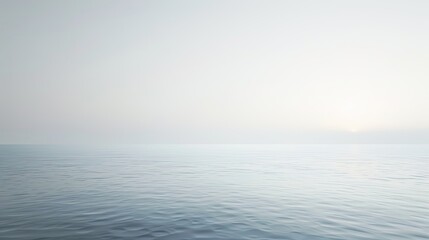 Fototapeta premium A minimal white background with a soft gradient shading from top to bottom, creating a calm and serene effect.