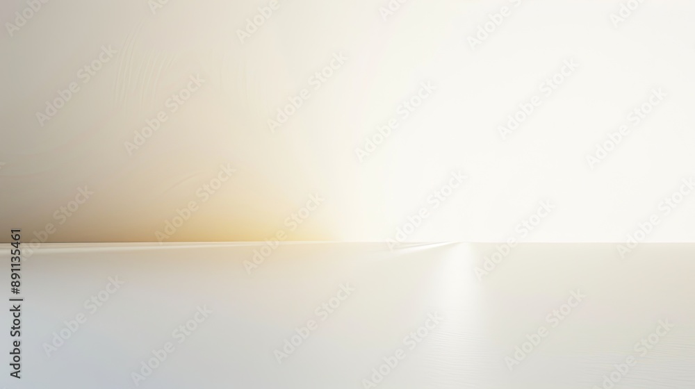 Poster a pristine white background featuring a gentle gradient transition from top to bottom, creating a cl