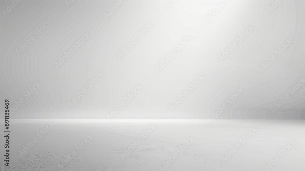 Poster a pristine white background featuring a gentle gradient transition from top to bottom, creating a cl