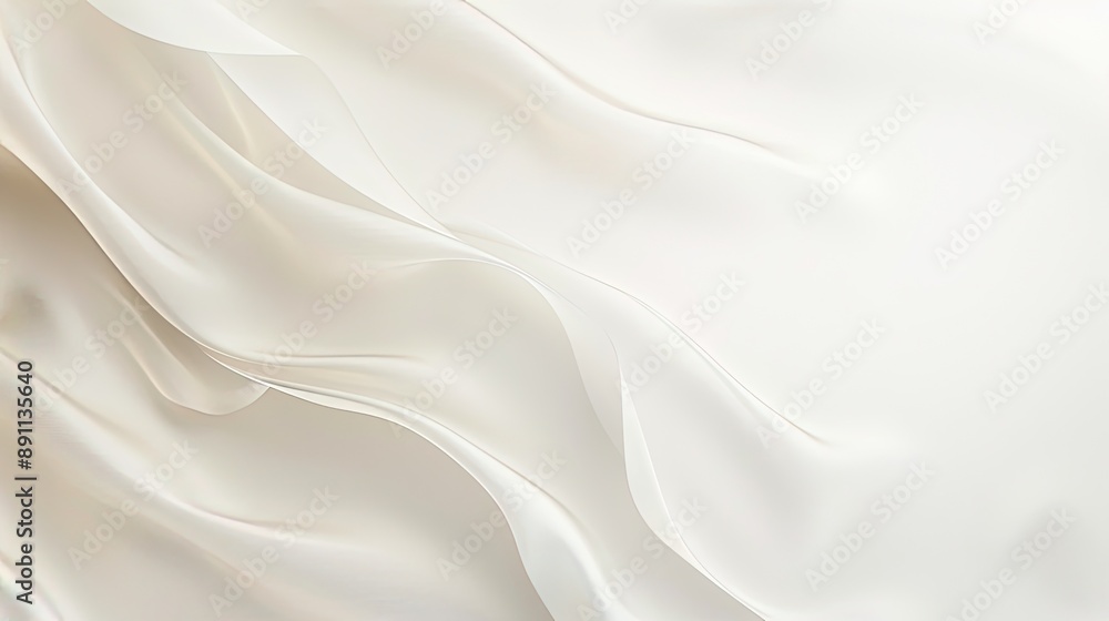 Poster a pristine white background with a gentle gradient shading from top to bottom, perfect for serene de