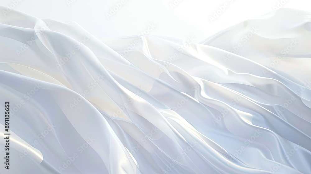 Poster a pristine white background with a soft gradient blending from top to bottom, creating a clean and s