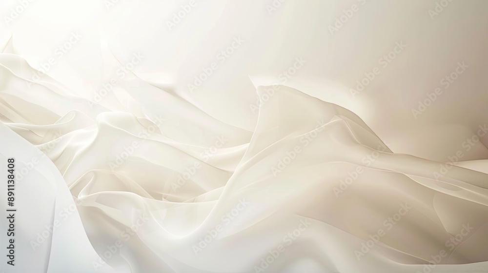 Poster a clean white background with a soft gradient blending from top to bottom, perfect for elegant and m