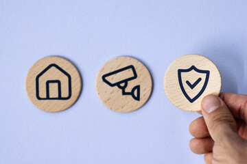 The Future of Home Security: Wooden Cube Monitoring System