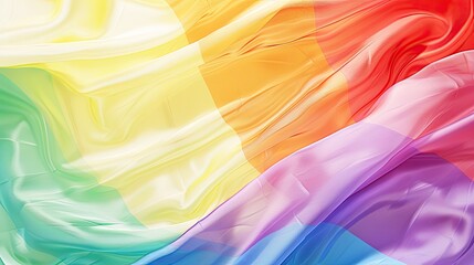 A sophisticated background featuring soft rainbow colors and ample space for text, perfect for formal LGBT pride messages.