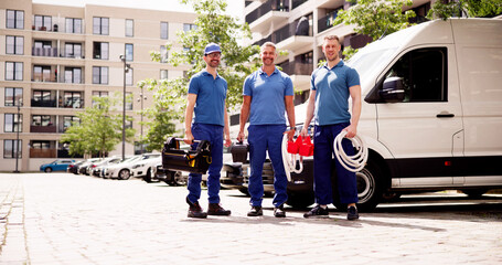 Proud Electrician Stands Ready to Repair Vehicles, Appliances