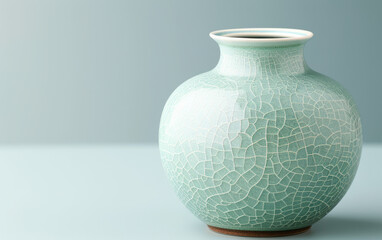 Ice Cracked Craft Porcelain Vase in Song Dynasty in China