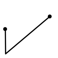 Pointing Line Vector