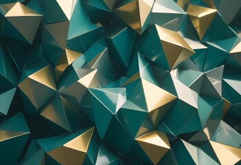 Fototapeta premium polygons with a glossy finish