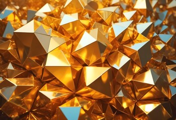 polygons with a glossy finish