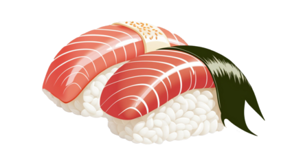 Close-Up of Sushi Nigiri