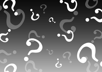 はてなマークの背景