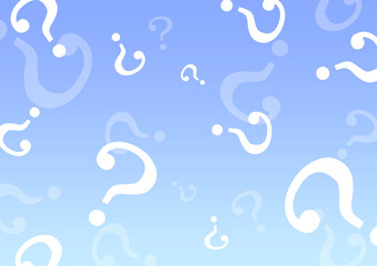 はてなマークの背景