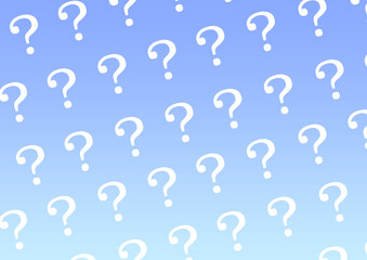 はてなマークの背景