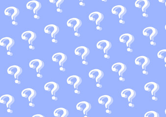 はてなマークの背景