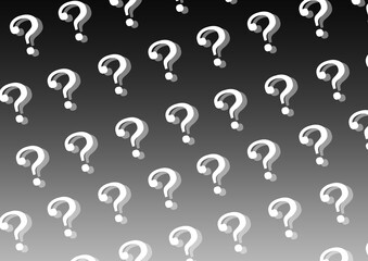 はてなマークの背景