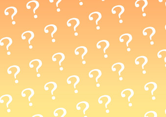 はてなマークの背景