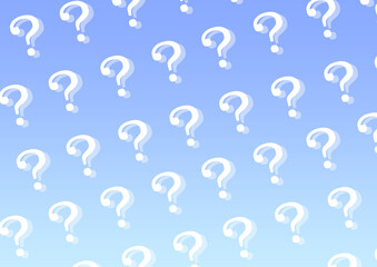 はてなマークの背景