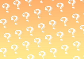 はてなマークの背景