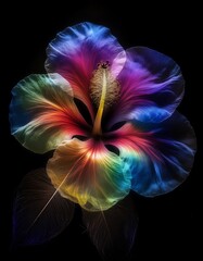 Colorful Hibiscus Wallpaper | Mobile Wallpaper