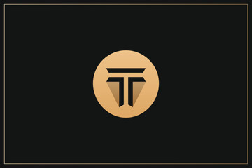 T Letter Trademark Brand Logo