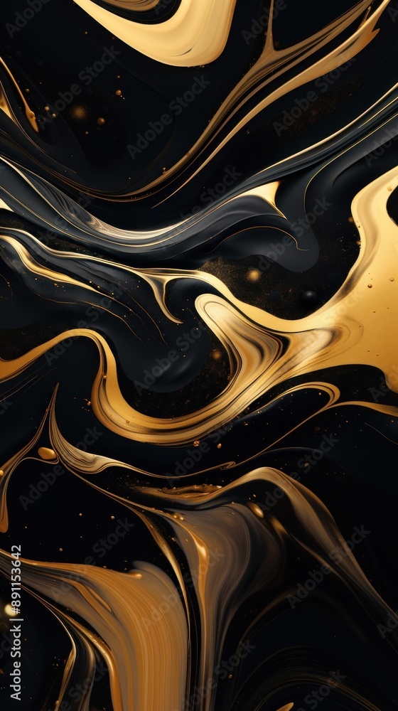 Aufkleber fluid art background backgrounds abstract pattern.