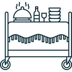 Fototapeta premium Food Catering Icon