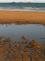 Beach view - Donmouth - Aberdeen city - Scotland - UK
