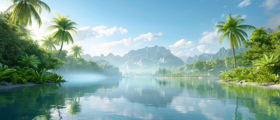Obraz premium Discover unspoiled habitats rich in biodiversity, ideal for eco-friendly getaways