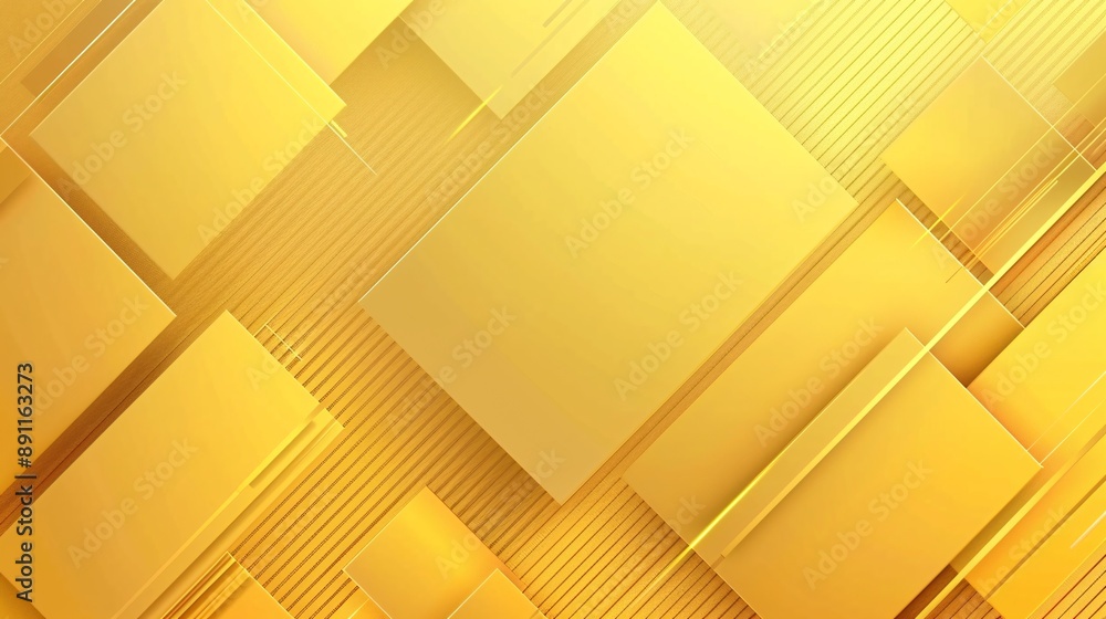 Poster abstract gradient gold graphic design banner pattern background template in a square shape, perfect 