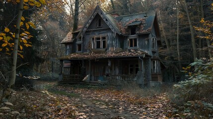 old house in the woods, old house in the woods, scary house in the woods, abandoned house 