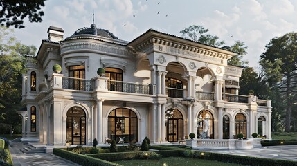 House that combines classic and modern elements