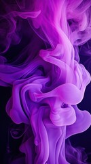 Naklejka premium Purple smoke backgrounds creativity fragility.