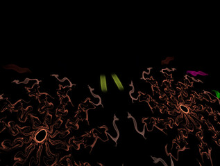 Imaginatory fractal abstract background Image